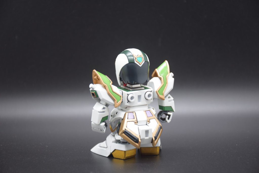 筆塗り全塗装 SDガンダム三国伝 – 天翔竜 孔明νガンダム(真三國無雙color ver.)–4枚目/制作者：KaTim