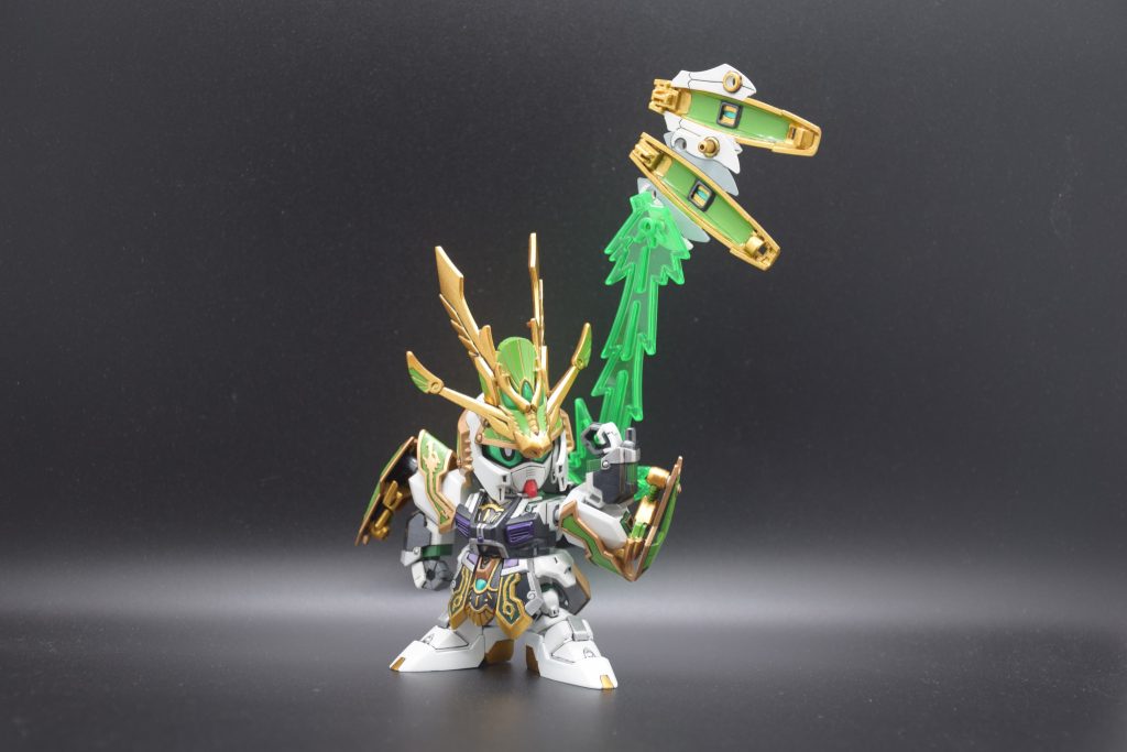 筆塗り全塗装 SDガンダム三国伝 – 天翔竜 孔明νガンダム(真三國無雙color ver.)–7枚目/制作者：KaTim