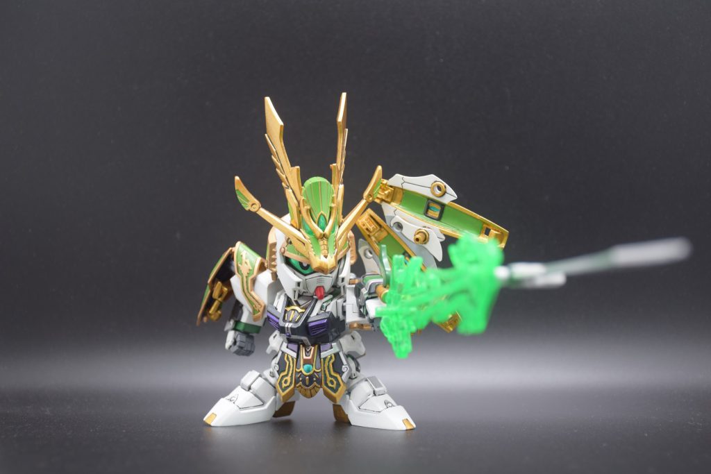 筆塗り全塗装 SDガンダム三国伝 – 天翔竜 孔明νガンダム(真三國無雙color ver.)–8枚目/制作者：KaTim