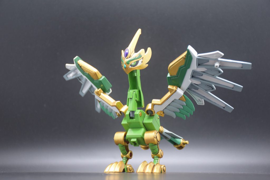 筆塗り全塗装 SDガンダム三国伝 – 天翔竜 孔明νガンダム(真三國無雙color ver.)–9枚目/制作者：KaTim