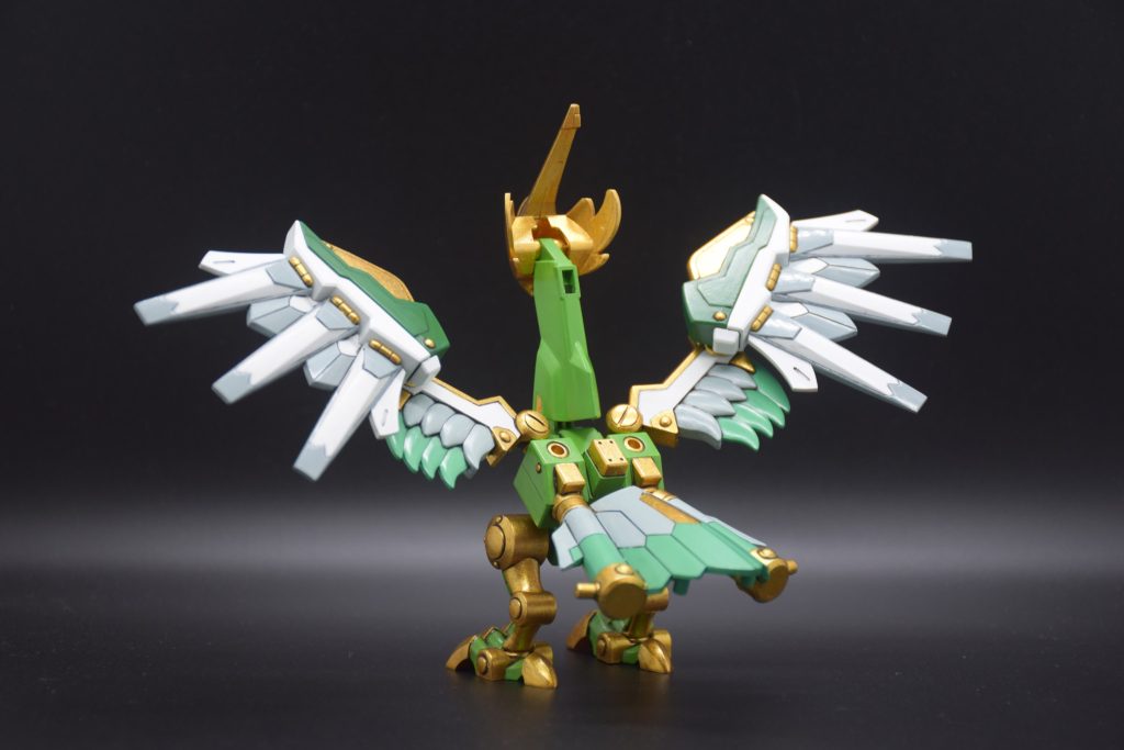 筆塗り全塗装 SDガンダム三国伝 – 天翔竜 孔明νガンダム(真三國無雙color ver.)–2枚目/制作者：KaTim