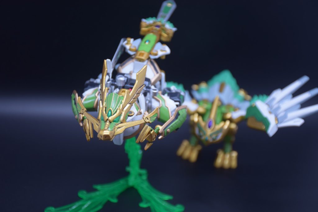 筆塗り全塗装 SDガンダム三国伝 – 天翔竜 孔明νガンダム(真三國無雙color ver.)–7枚目/制作者：KaTim