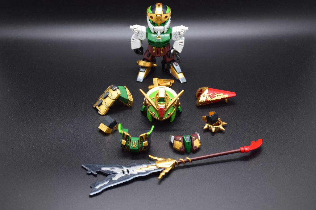 筆塗り全塗装 SDガンダム三国伝 – 張飛ガンダム(真三國無雙color ver.)–9枚目/制作者：KaTim