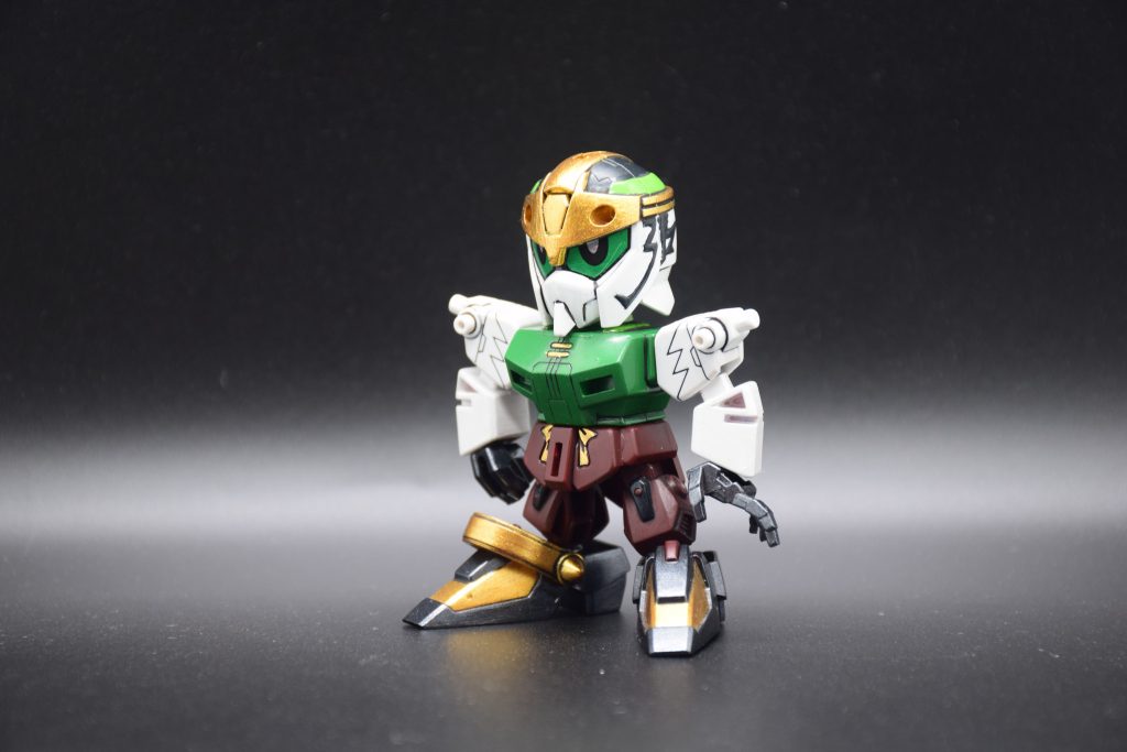 筆塗り全塗装 SDガンダム三国伝 – 張飛ガンダム(真三國無雙color ver.)–3枚目/制作者：KaTim