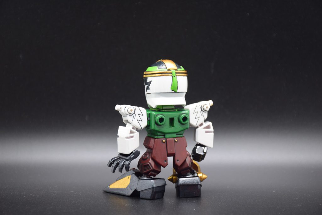 筆塗り全塗装 SDガンダム三国伝 – 張飛ガンダム(真三國無雙color ver.)–4枚目/制作者：KaTim