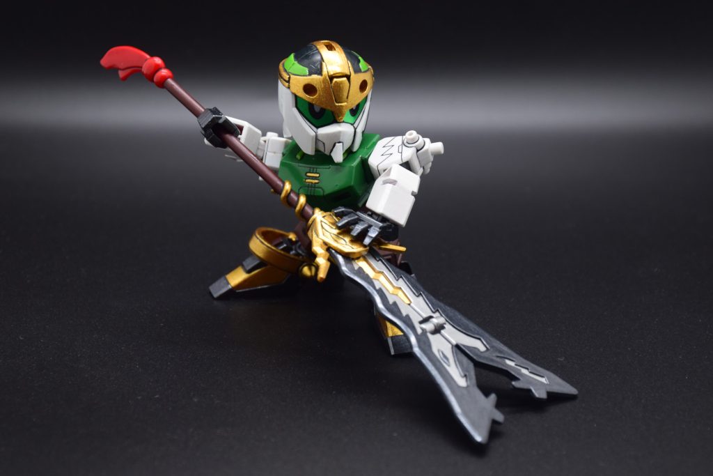 筆塗り全塗装 SDガンダム三国伝 – 張飛ガンダム(真三國無雙color ver.)–5枚目/制作者：KaTim