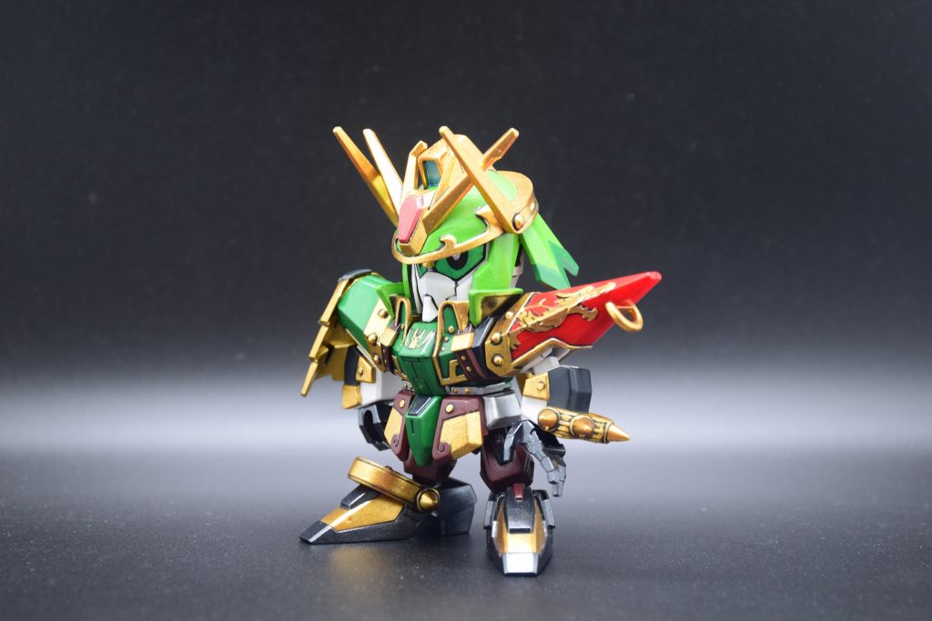 筆塗り全塗装 SDガンダム三国伝 – 張飛ガンダム(真三國無雙color ver.)–7枚目/制作者：KaTim