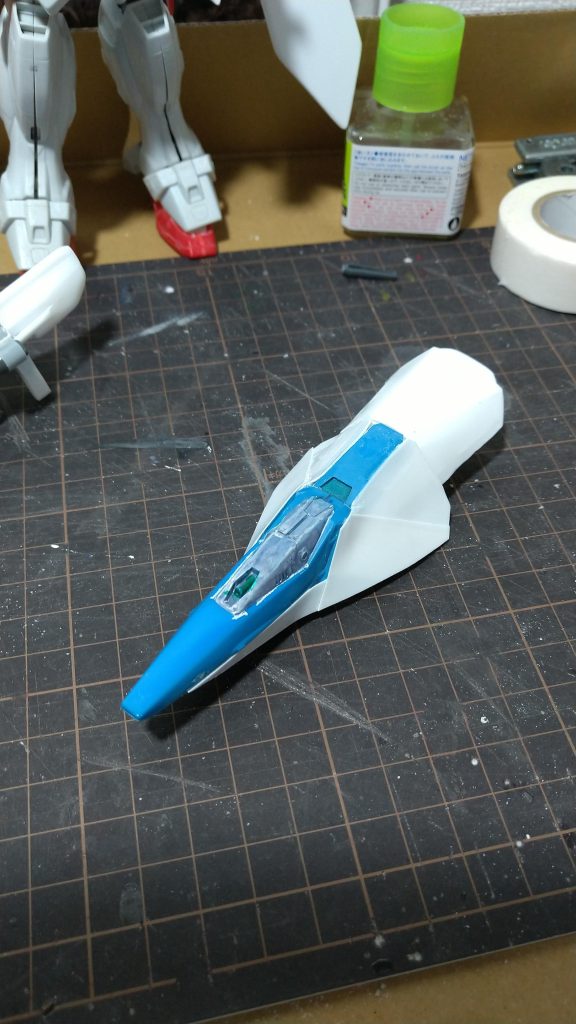 シールド製作こちらも形状出しに手間がかかり、かなり粗造り。