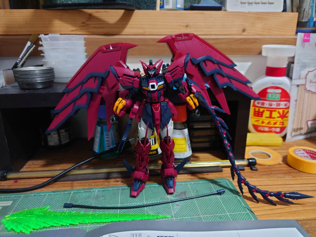 塗装前。塗装後はかなり落ち着いた色味になったので、個人的には好きです。