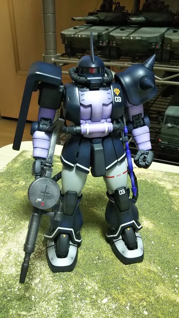 しょーめんザクマシンガン装備してます💦バスが良かったか？