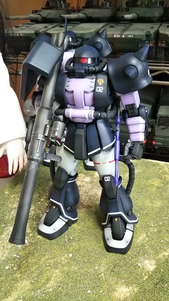 先週のガイヤ03機に引き続き02のマッシュ機になっております(ツノなしツノツノ💦)