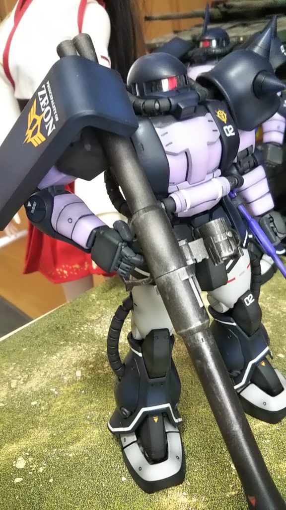 ザクのバズーカ装甲(なんか物足りないバズーカ💦)