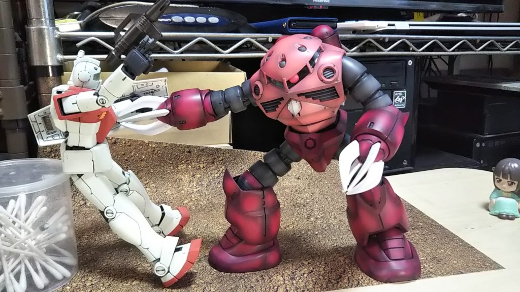 ジャブローにて派手にやられる💦