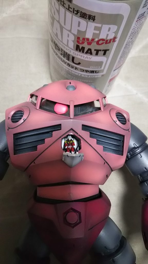 このキットにはシャア大佐がついております(定期)