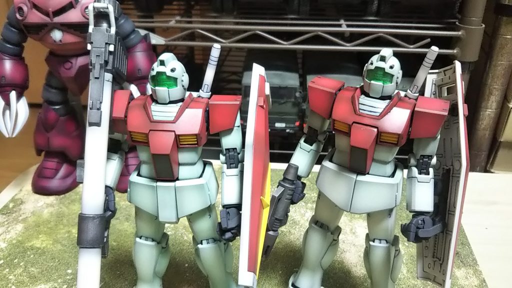 1機（ふんどしなし）2機目（ふんどしあり）比較2機目はやや緑が濃いやうな💦