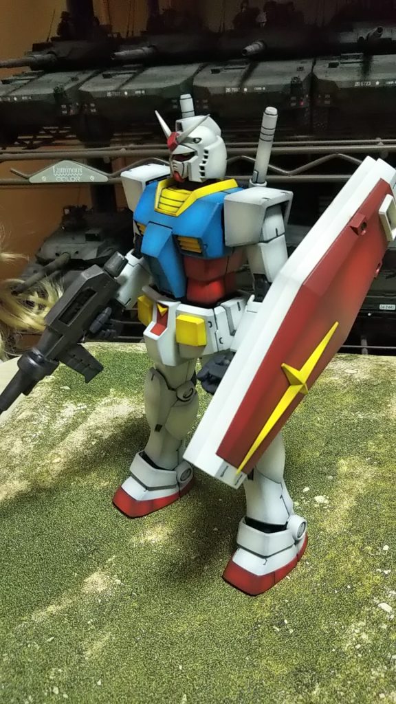 アニメの色合いを意識して塗装しました