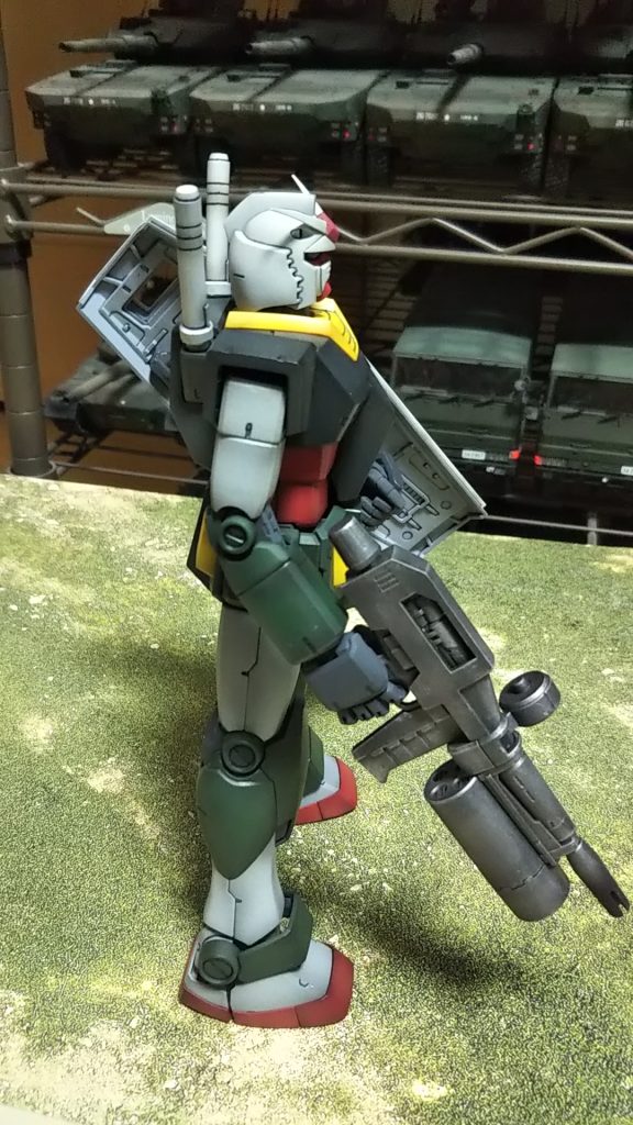 ゾイド、ビームライフルとミサイルポット装備💦