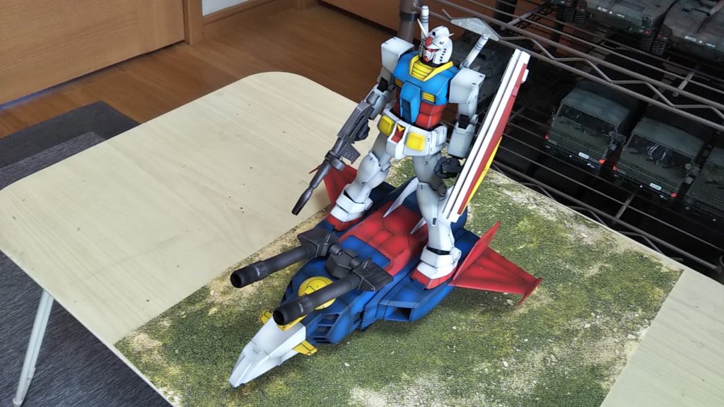 ガンダム乗っけたまま飛べるのすごい💦