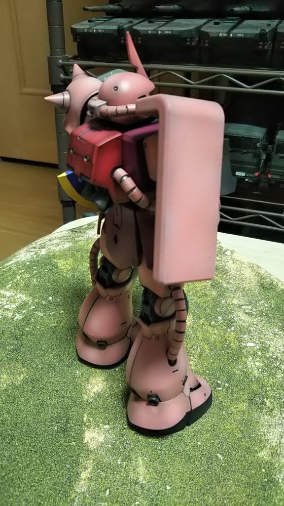 斜めうしろ、地上でも戦えた💦