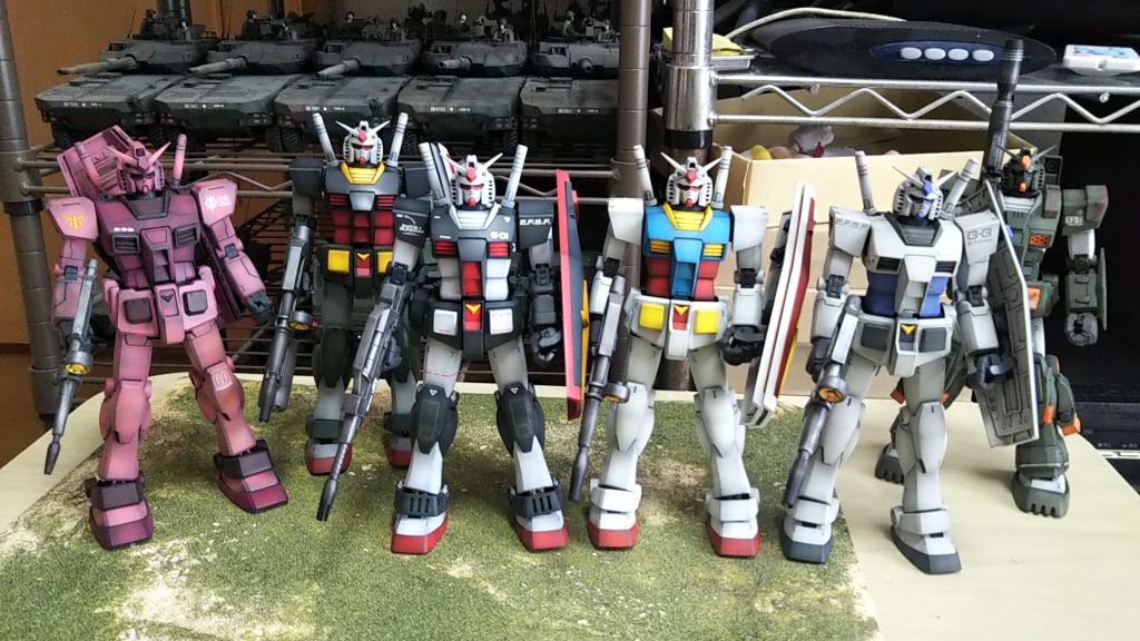 ガンダム揃い踏み💦