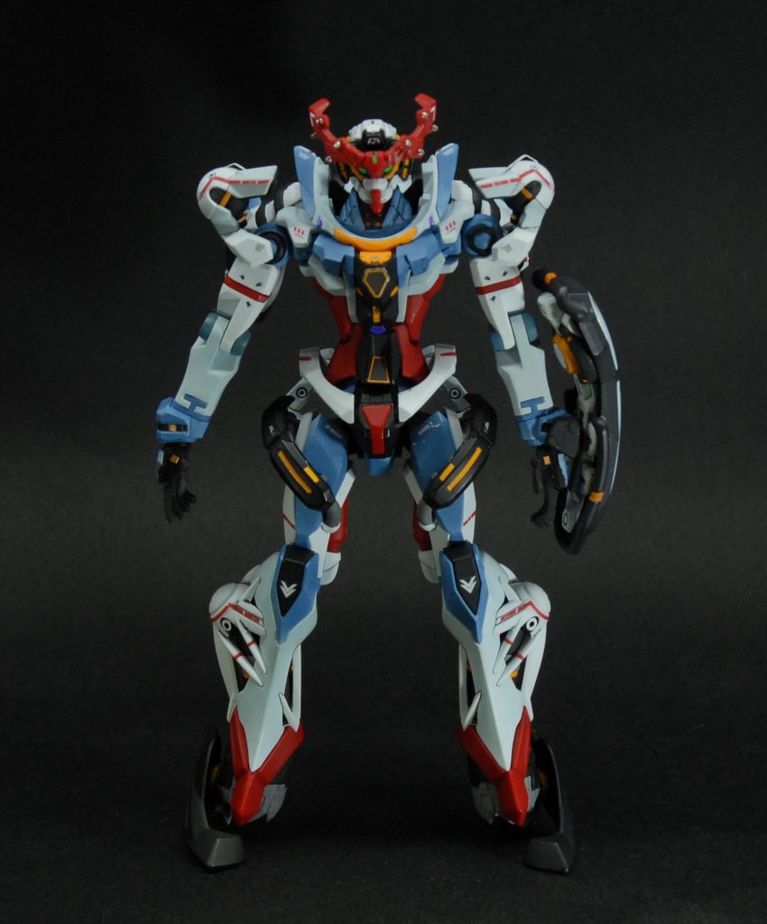 今回の工作は、合わせ目消しのみです。モールドの彫り直しは複雑そうだったのでしなかったのですが、部分的はやったほうがよかったなと思いました。（特にアンテナなど）次回からはそのあたりも考えようと思います。白は２色（クールホワイトと調色した薄い水色）で塗分けています。アンテナ部のボルトはメタルパーツに置き換え。