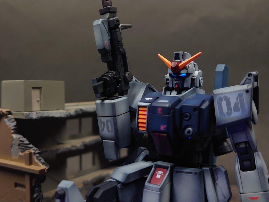 HG陸戦ガンダム　ジオラマ風♪