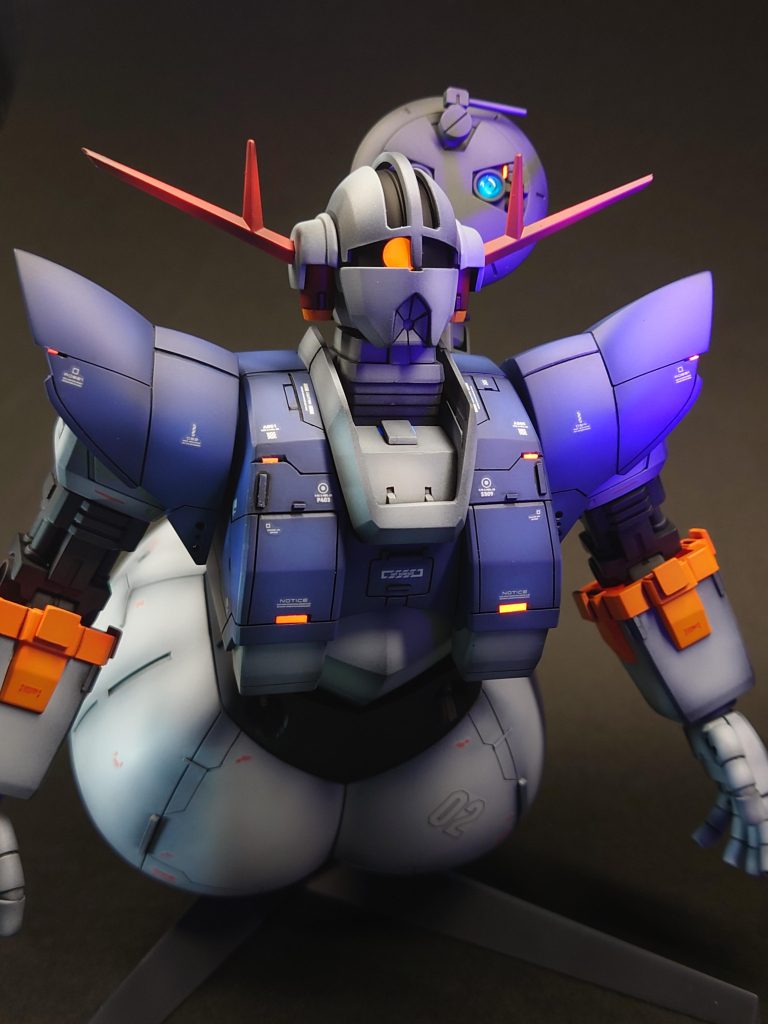 弄ったポイントは見た目でわかる『 レドーム』コレは公式ビルダーズパーツを使いました♪