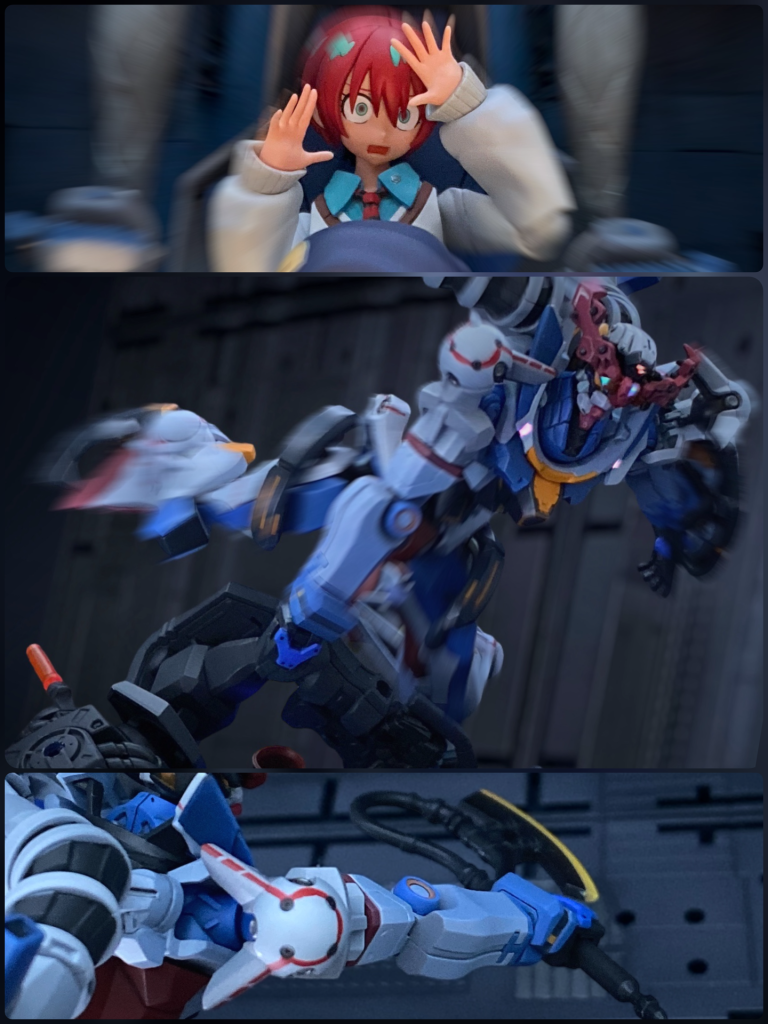 マチュ:ひゃぁ！軍警ラゴウチ:こいつっ！？