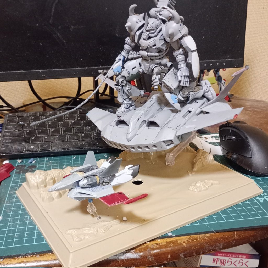 かなりノッてきたのでGQ風ドップも作ってます。こちらも制作中。