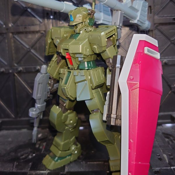 F90　３号機の他にザクマリナーとジムスパルタンを作りましたスパルタンは砲撃仕様に取り外し可能なダブルハイパーバズーカをキャノンのように装備　ガンキャノンのように赤で塗装予定 （2枚目）