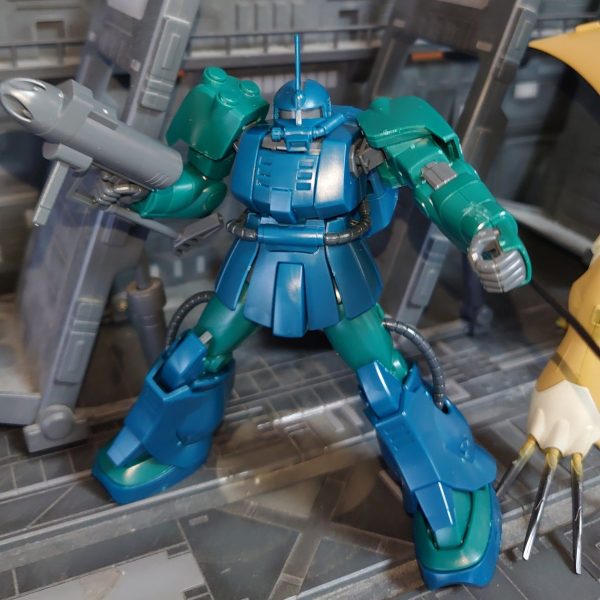 F90　３号機の他にザクマリナーとジムスパルタンを作りましたスパルタンは砲撃仕様に取り外し可能なダブルハイパーバズーカをキャノンのように装備　ガンキャノンのように赤で塗装予定 （1枚目）