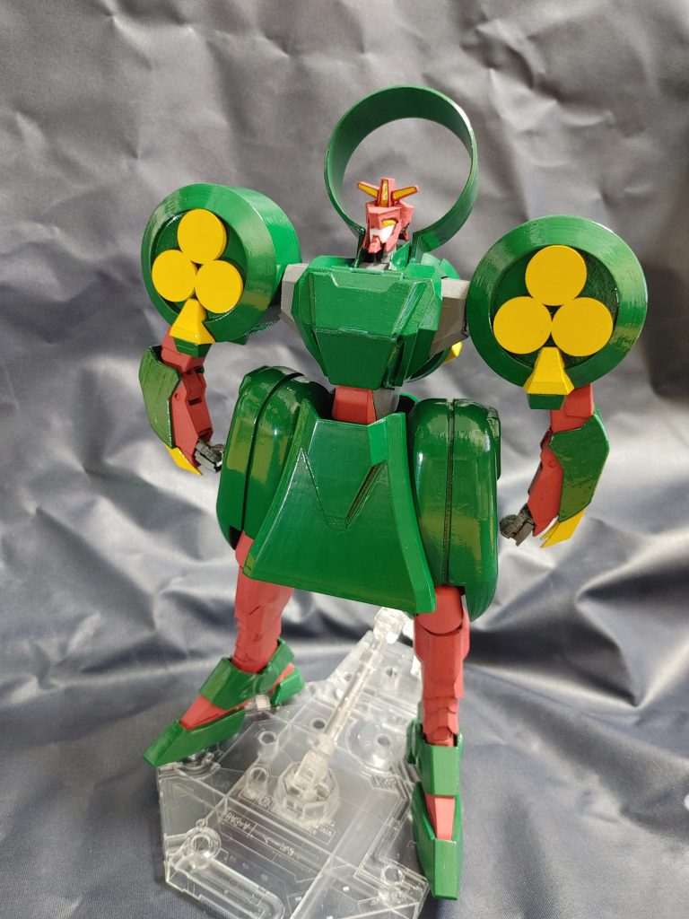 シャッフルクラブガンダム(ＭＡ形態)の変形ギミック