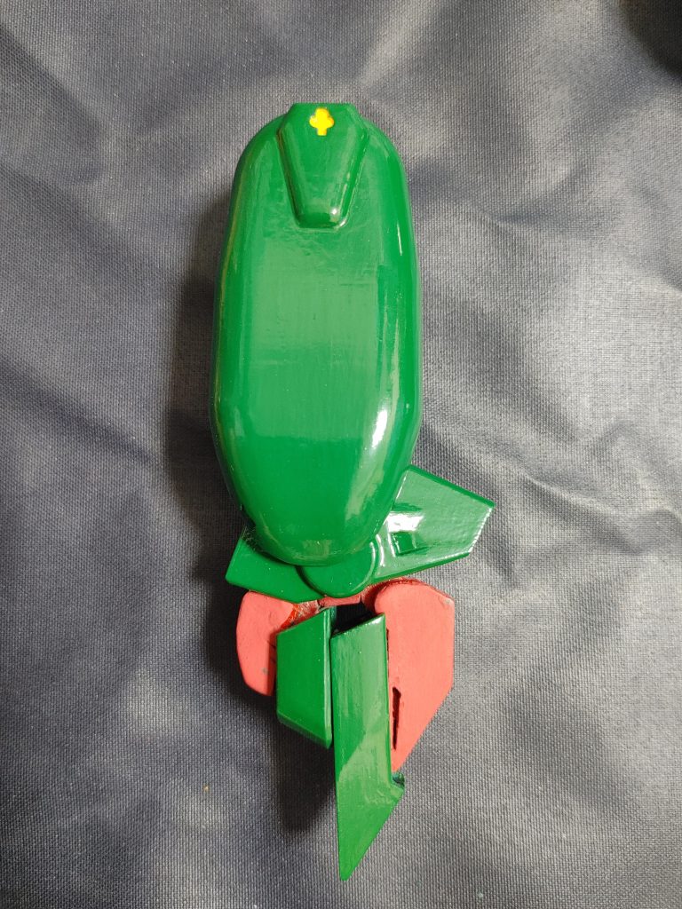 足の格納シーケンス完了。