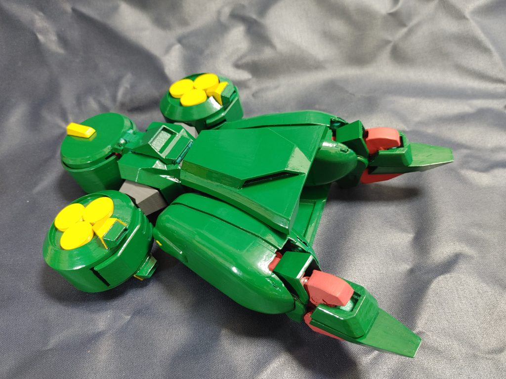 シャッフルクラブガンダム(ＭＡ形態)の変形ギミック②