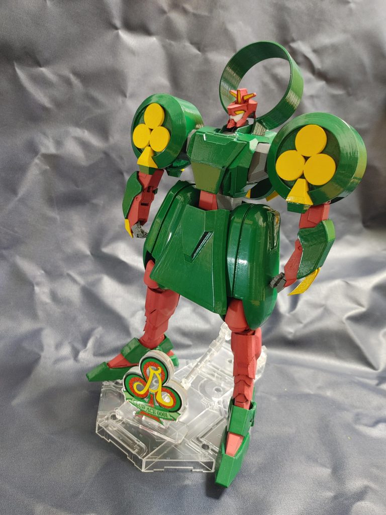 全景。クラブはちょっとダサ・・・(失礼!)と思ってましたが、立体にすると結構様になりますね(笑)