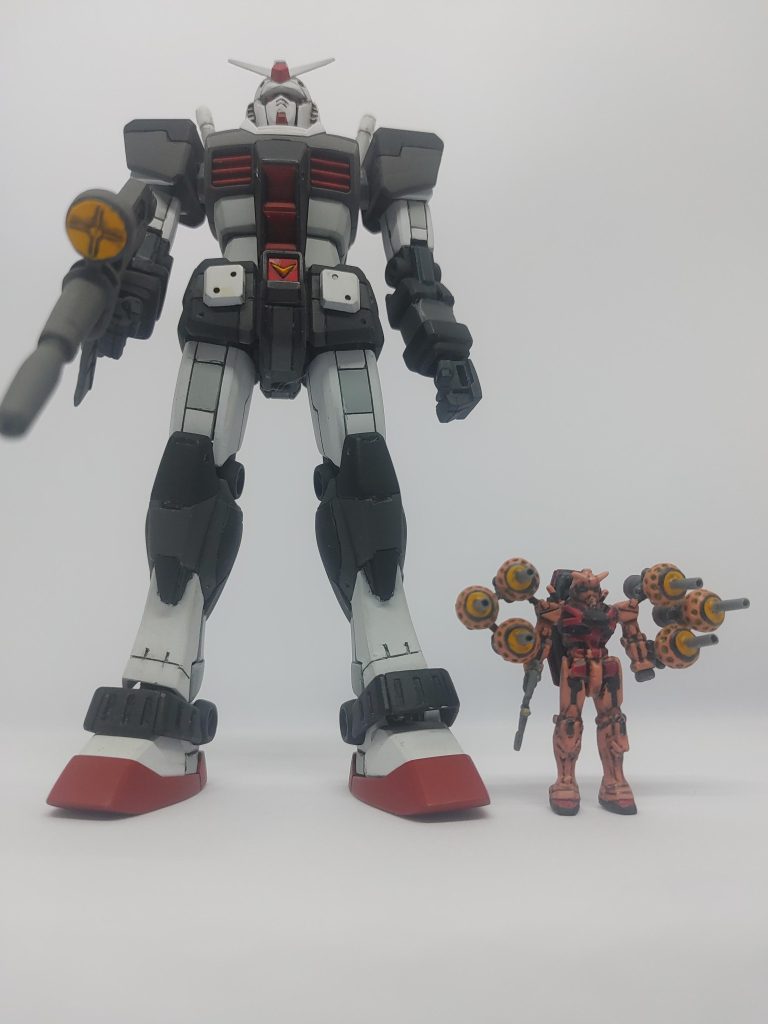 スケール比較EGガンダムと