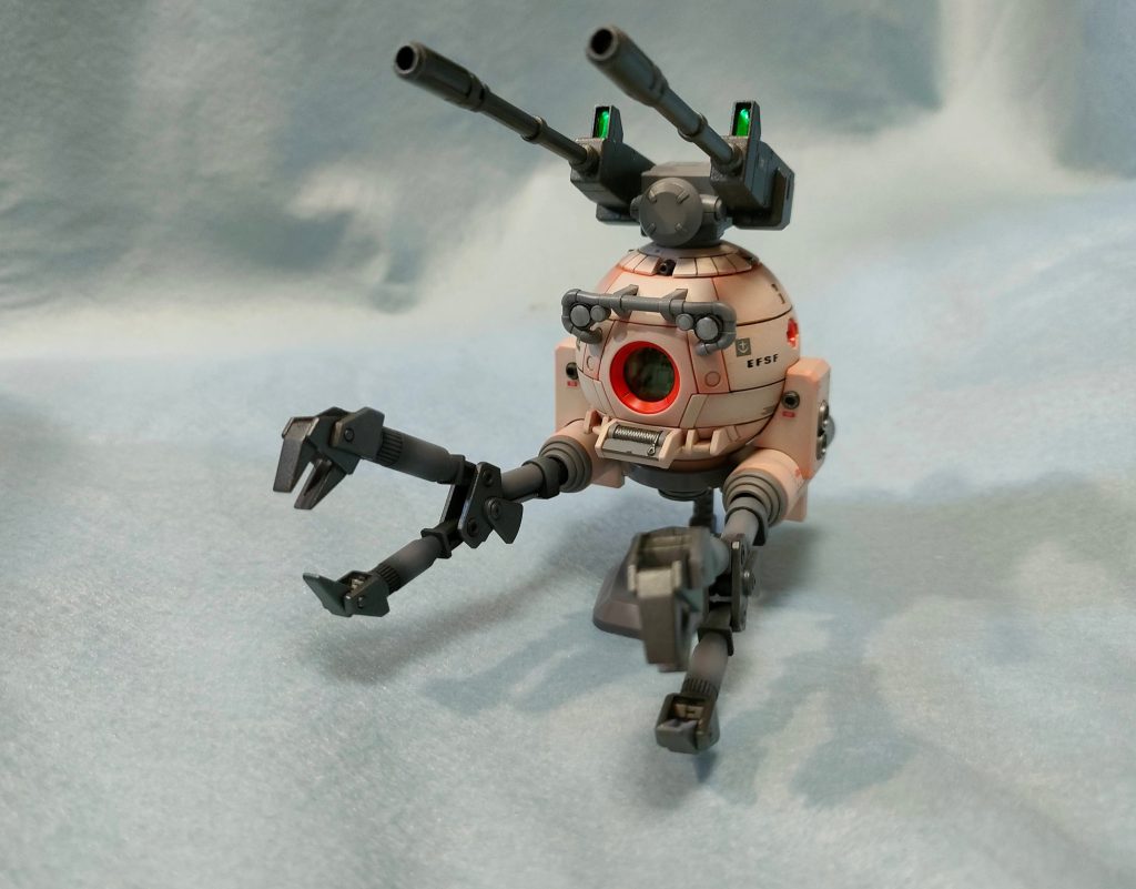 Ｋ型。橙色だと一寸リアリティにかけるので、橙をベース色に、こんな色合いに立ち上げてみました。