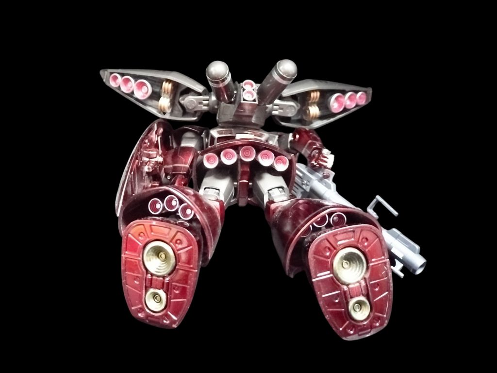 ウェルテクスとくれば、ヤハリ背面スラスター盛々!コレが見たくて頑張りました(zaku-kao2)