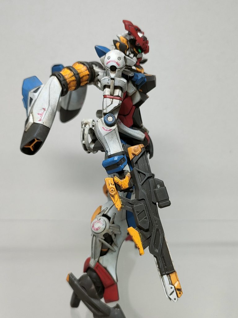 白の足りないところはオレンジで塗ってしまいました…w