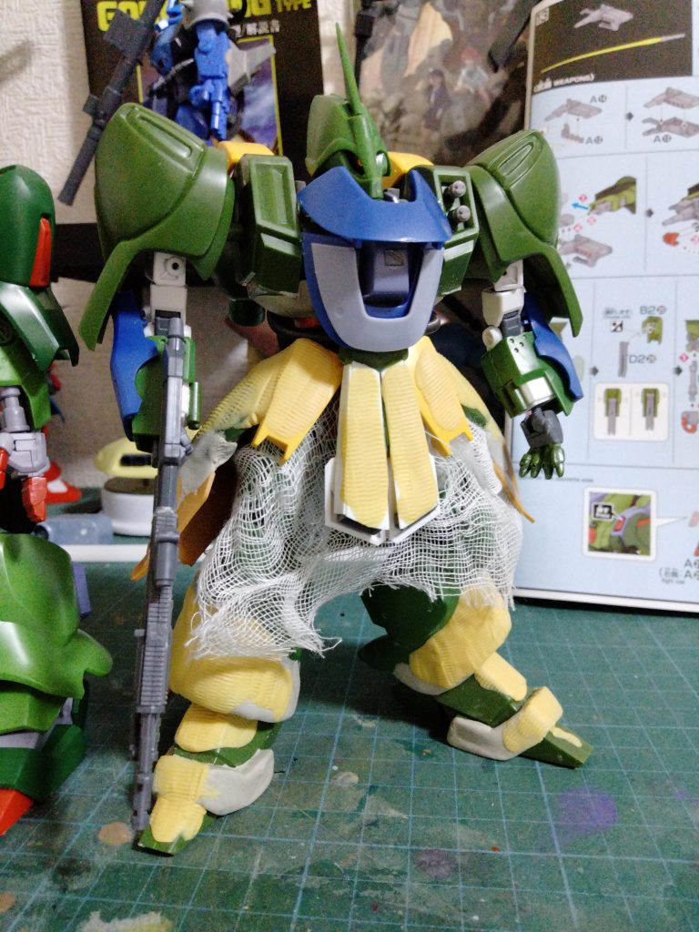 パテでツィンメリットコーティングをしました。