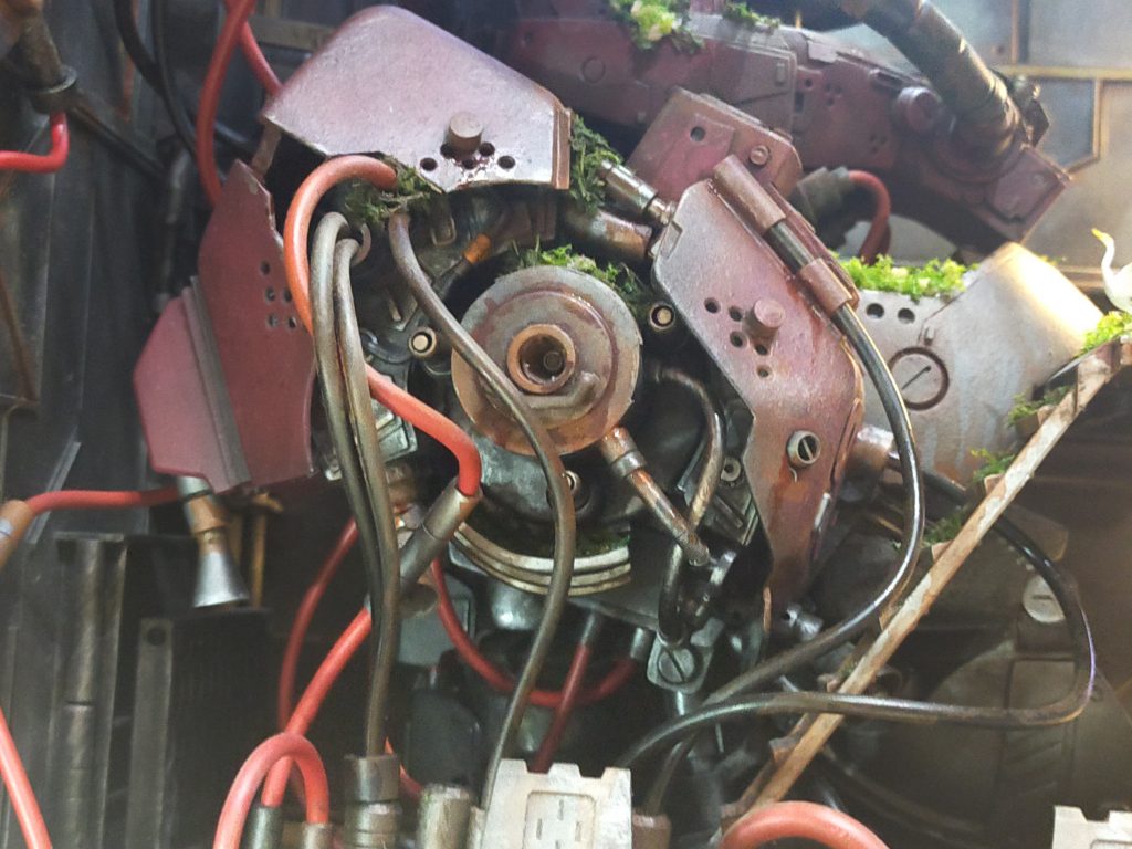 ディーゼルパンク感強めで配線ごちゃごちゃな側面地味に時間が掛かった