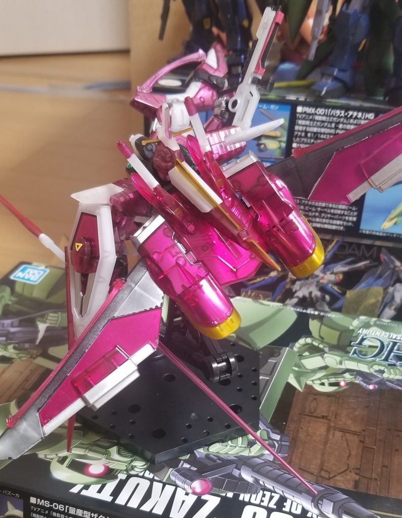 HG インフィニットジャスティス　クリアモデル–3枚目/制作者：nabewobilly