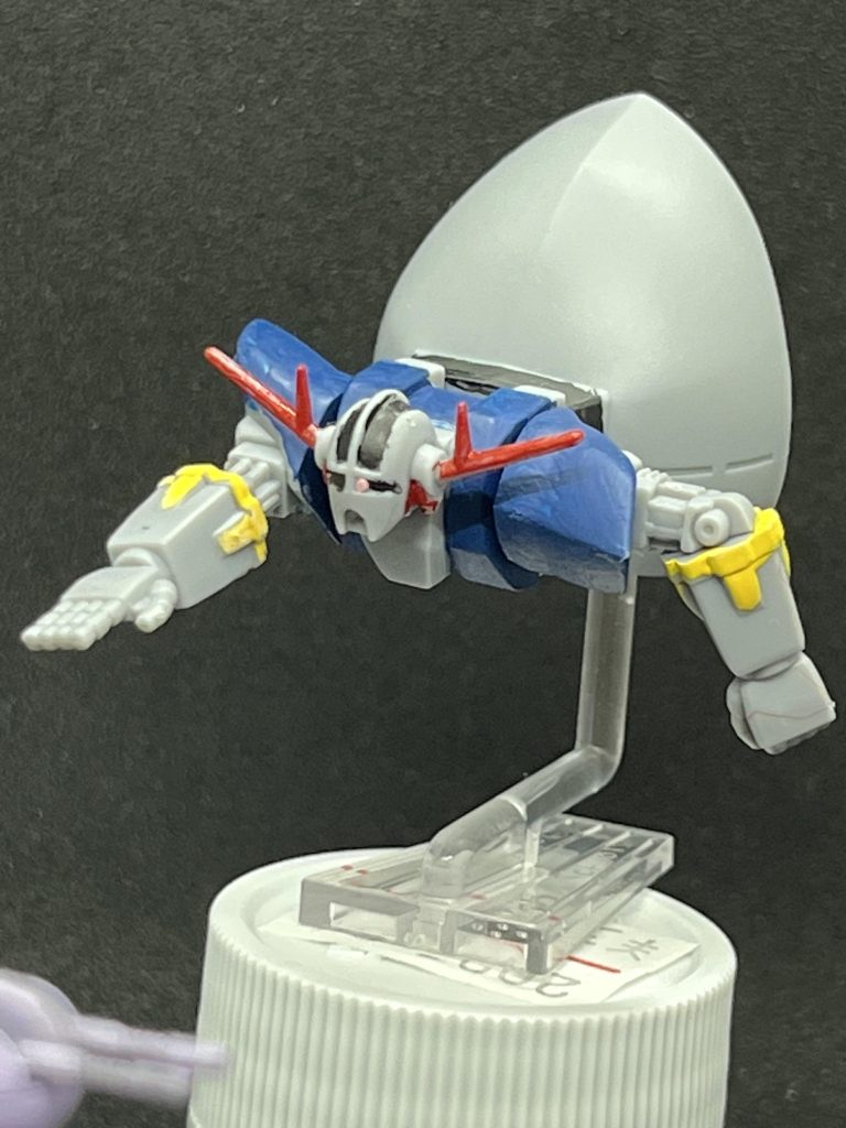 ちょっとはみ出しもありますが、結構綺麗に塗れたかな？