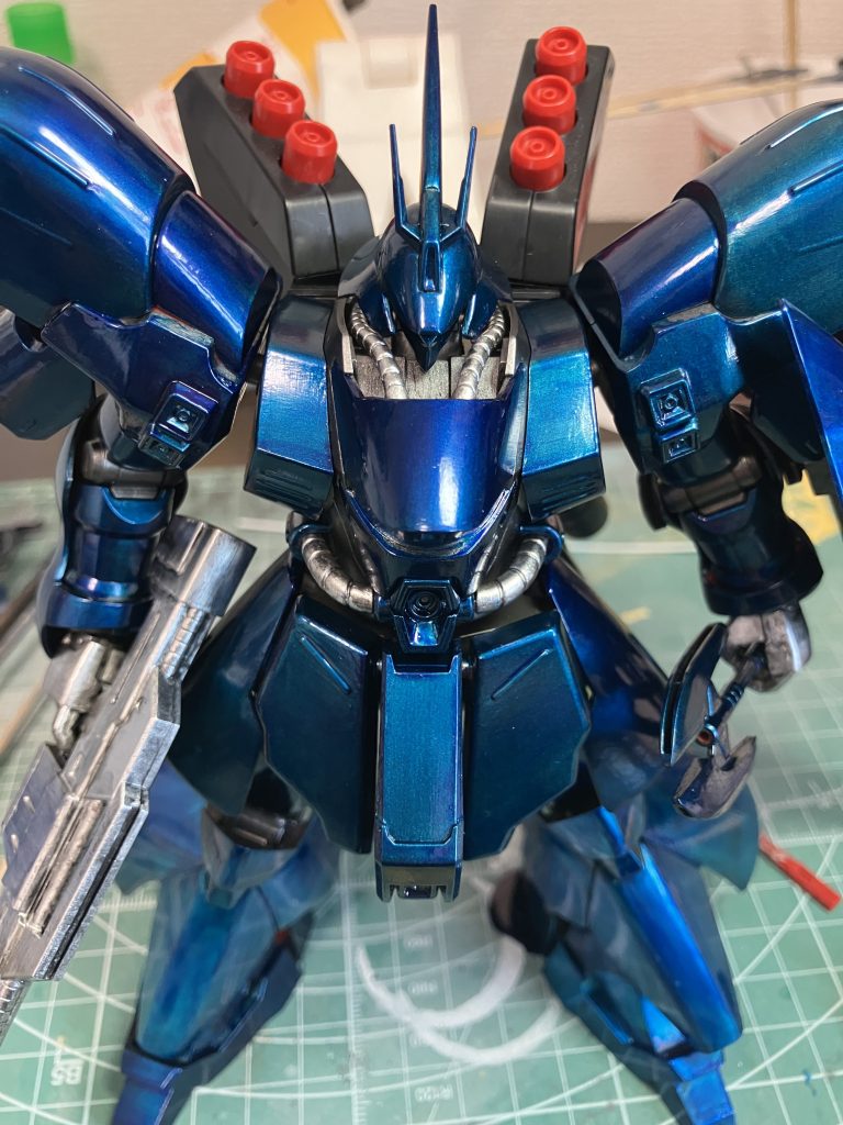 HGサザビー　筆塗り塗装【キャンディ】