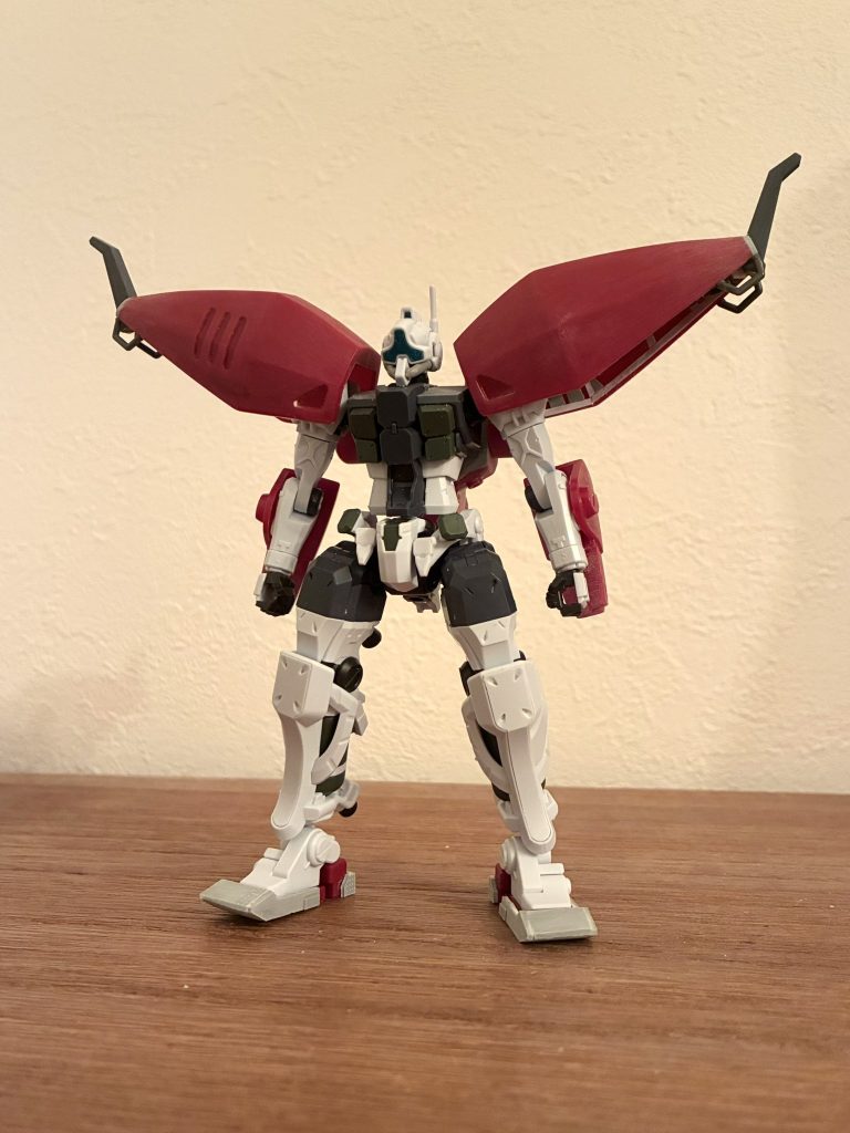 主な流用パーツを取り付けた状態です。