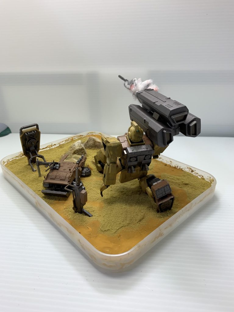 背後から撮影。