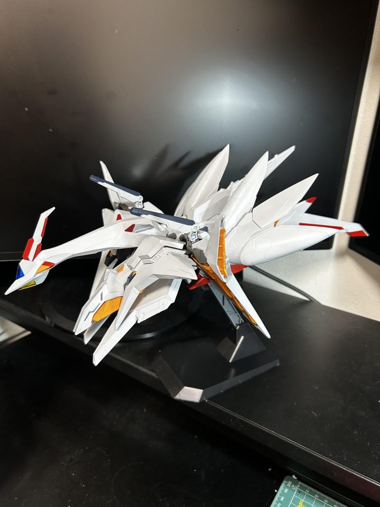 フライトユニットでも一枚。とにかく長い！作り甲斐がありました〜