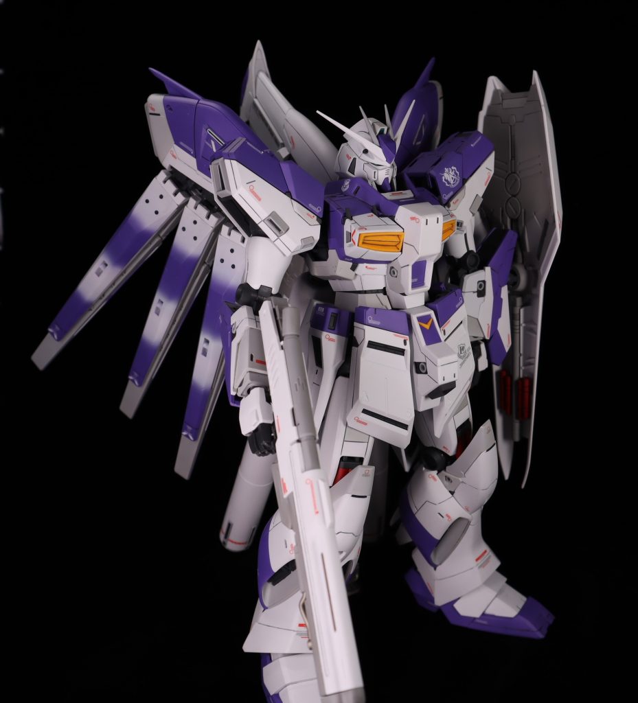 白・・・スーパーシェルホワイトグレー・・・スチールホワイト紫・・・パープル＋白系関節・・・メカサフスーパーヘヴィ下地・・・白サフHWSも製作中なので出来たら装着しようと思います