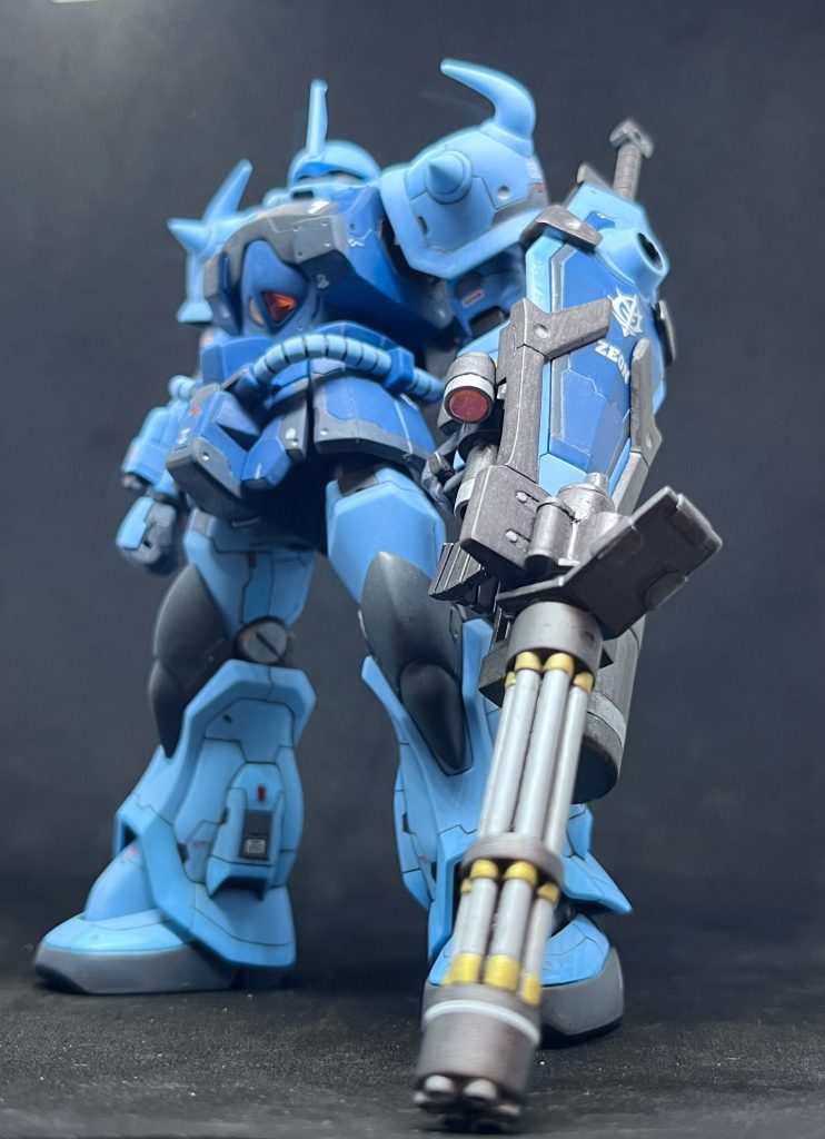 しかしグフカスって本当にカッコいい〜ですよね(zaku-kao6)