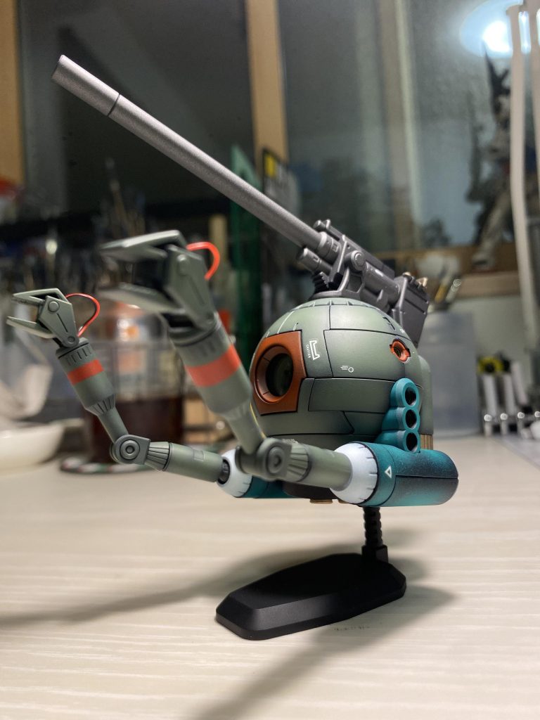 MG Ver.Ka踏襲なイメージでアーム部分にカラーコードをディテールアップに使ってみました🐥